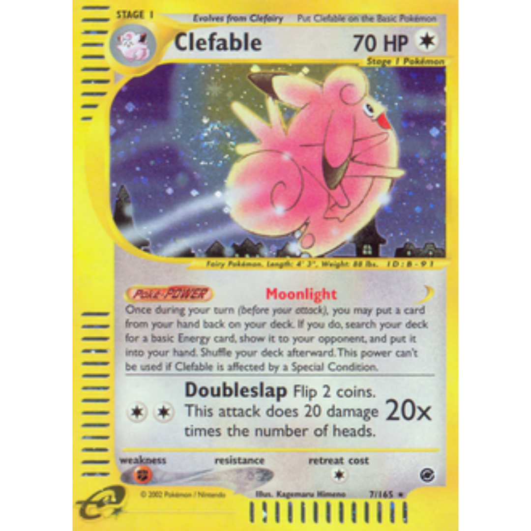 Clefable (7) 007  - Holofoil Expedition - Holo Rare
