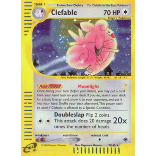 Clefable (7) 007  - Holofoil Expedition - Holo Rare