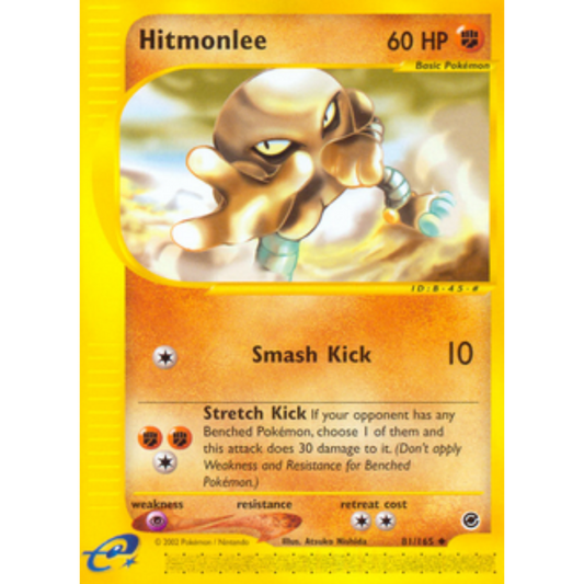 Hitmonlee 081  Expedition - Uncommon