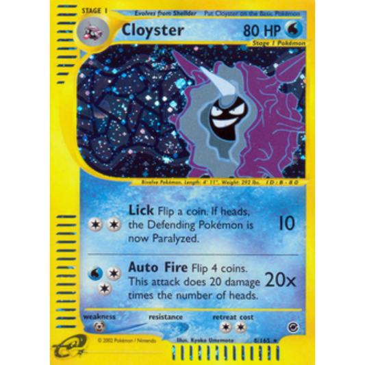 Cloyster (8) 008  - Holofoil Expedition - Holo Rare