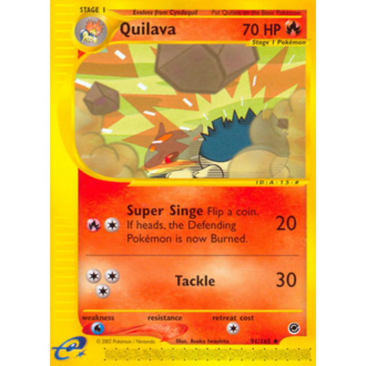 Quilava 091/165  Expedition - Uncommon