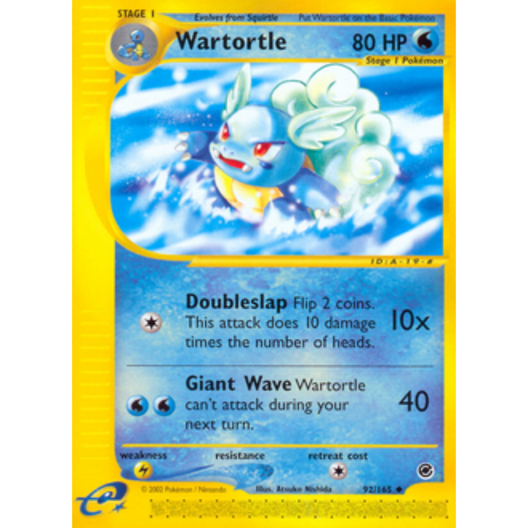 Wartortle 092  Expedition - Uncommon