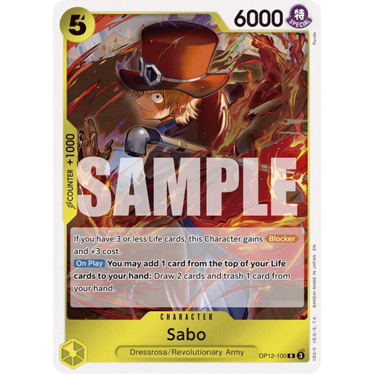 Sabo (OP12-100) - Legacy of the Master Foil