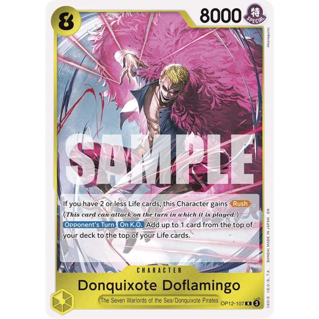 Donquixote Doflamingo (OP12-107) - Legacy of the Master Foil