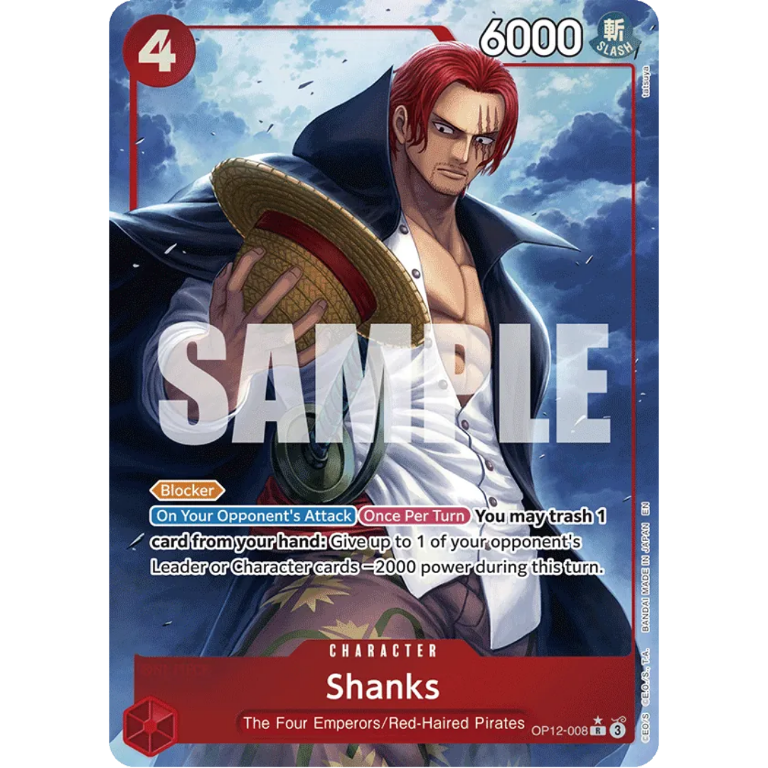 Shanks (008) (Alternate Art) (OP12-008) - Legacy of the Master Foil