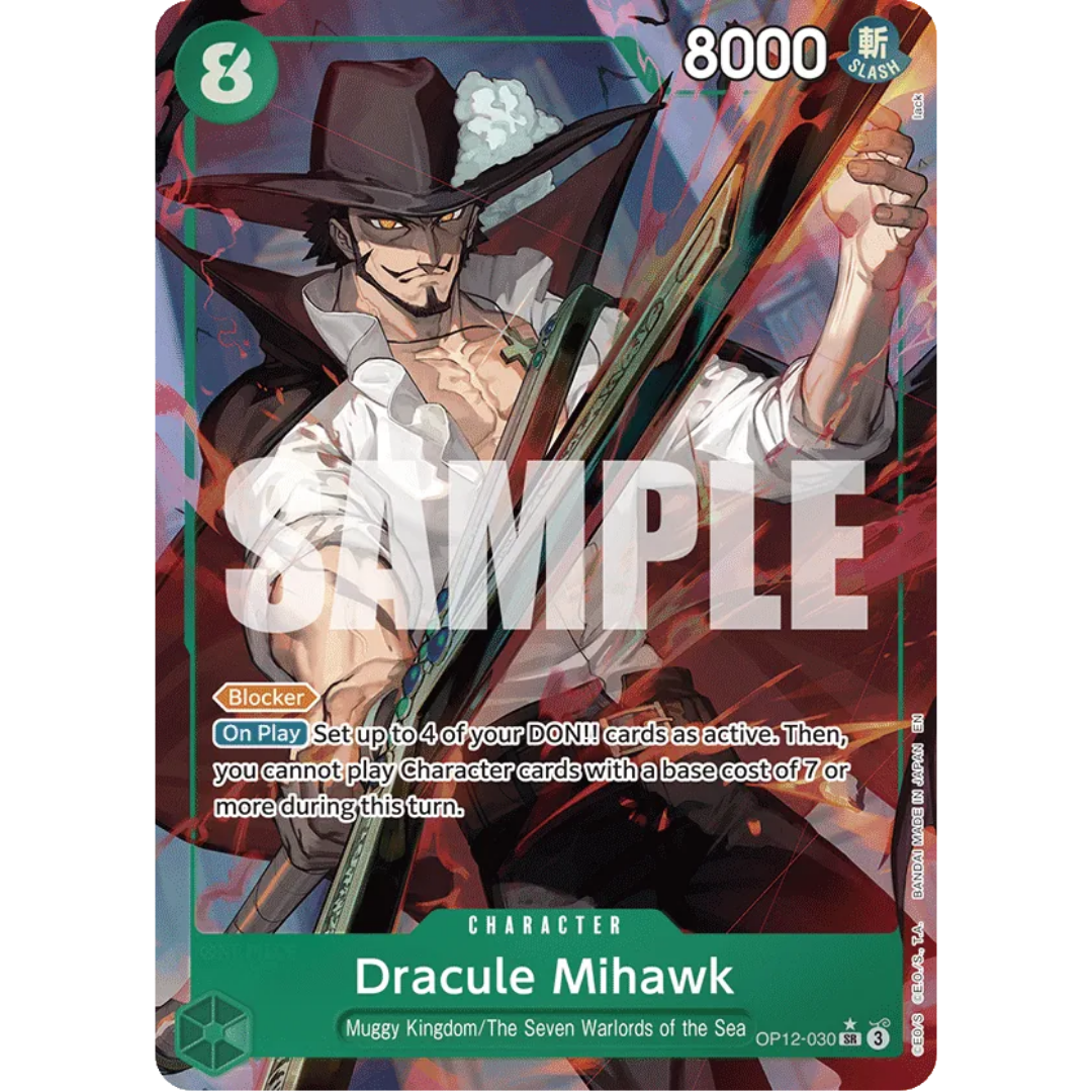 Dracule Mihawk (Alternate Art) (OP12-030) - Legacy of the Master Foil