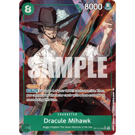 Dracule Mihawk (Alternate Art) (OP12-030) - Legacy of the Master Foil
