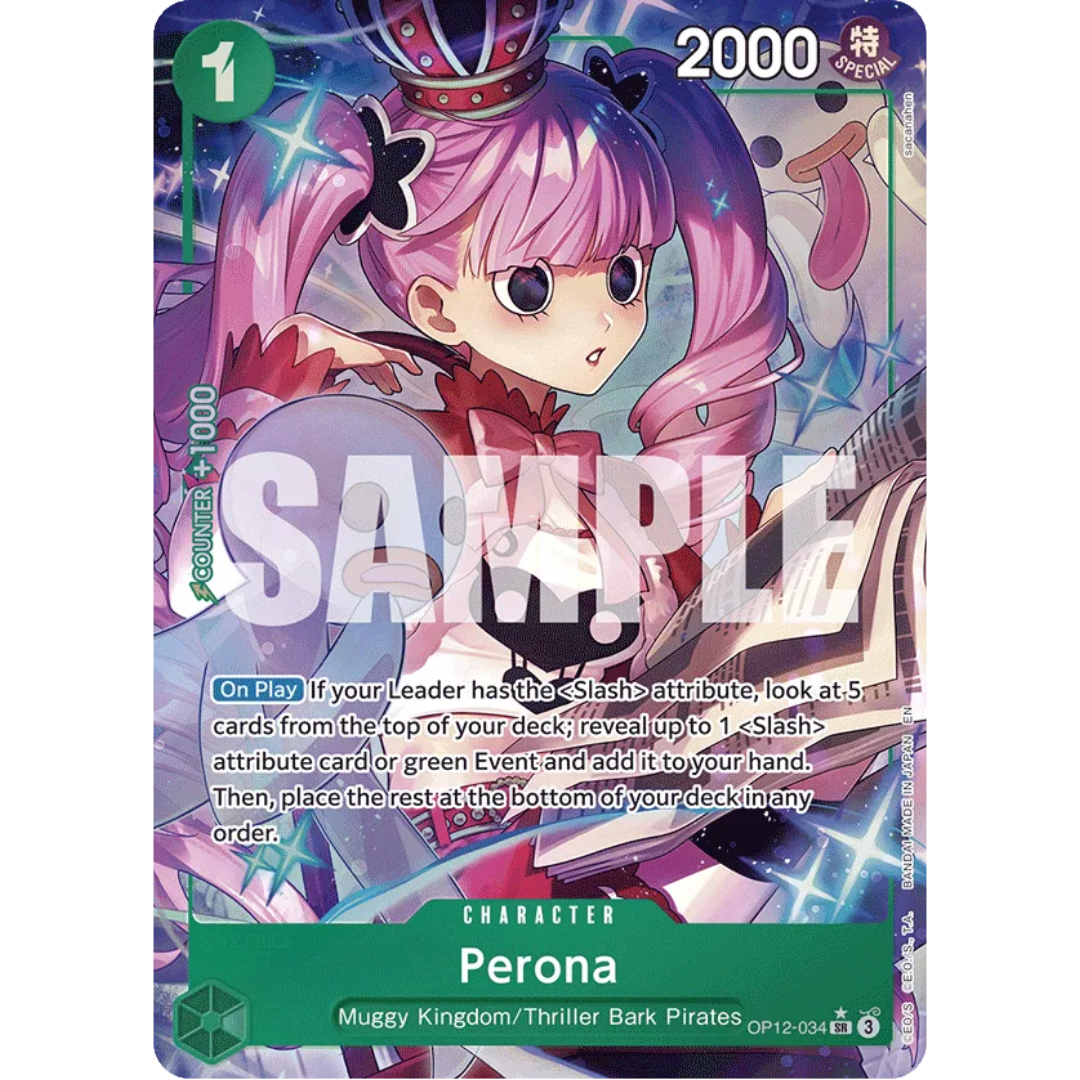 Perona (Alternate Art) (OP12-034) - Legacy of the Master Foil