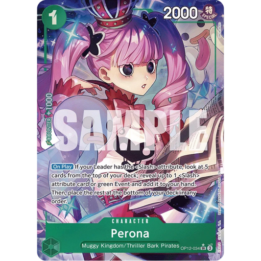 Perona (Alternate Art) (OP12-034) - Legacy of the Master Foil