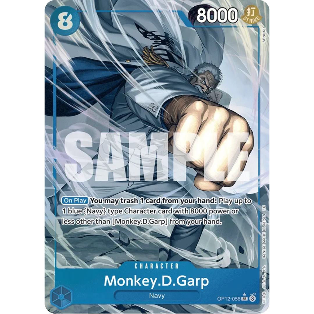 Monkey.D.Garp (Alternate Art) (OP12-056) - Legacy of the Master Foil