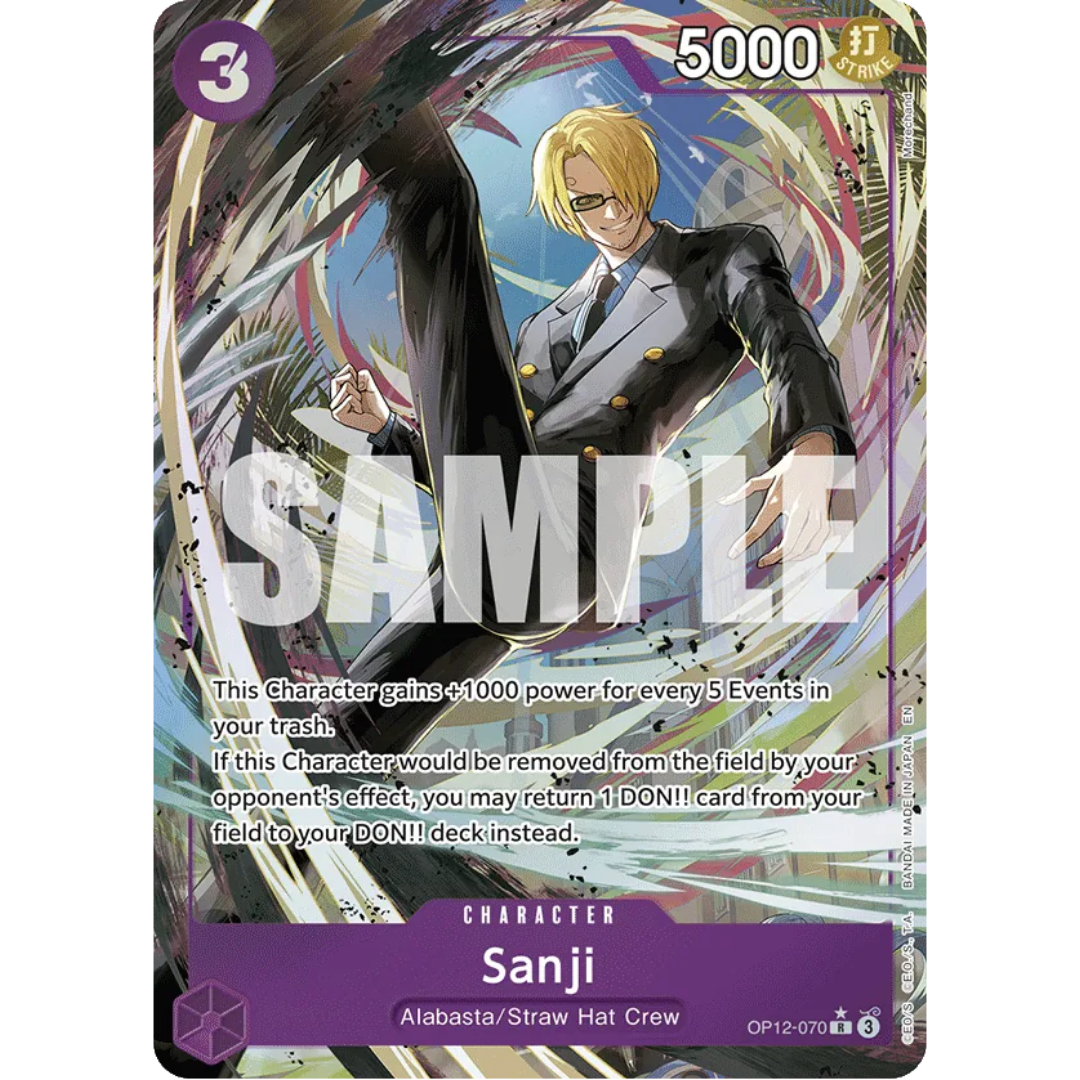 Sanji (070) (Alternate Art) (OP12-070) - Legacy of the Master Foil