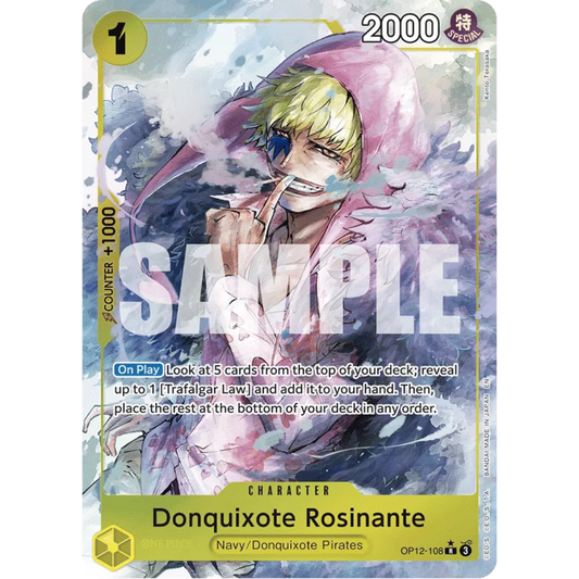 Donquixote Rosinante (108) (Alternate Art) (OP12-108) - Legacy of the Master Foil