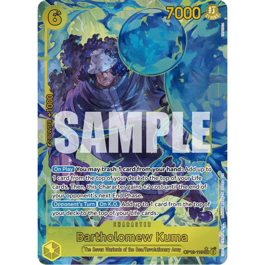 Bartholomew Kuma (Alternate Art) (OP12-119) - Legacy of the Master Foil