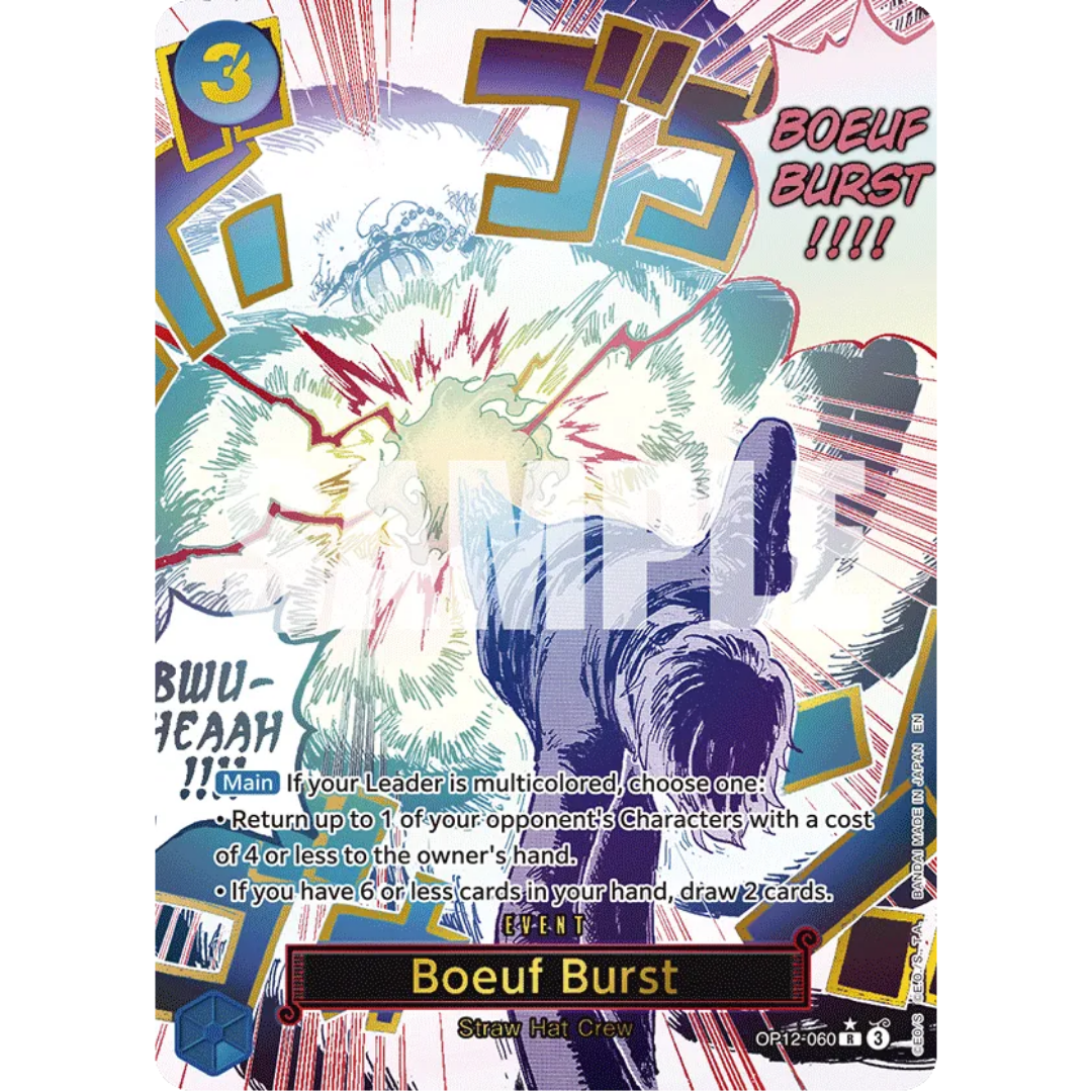 Boeuf Burst (Alternate Art) (OP12-060) - Legacy of the Master Foil