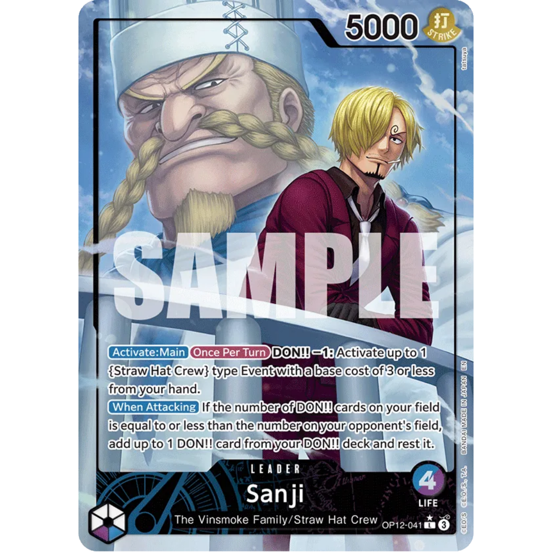 Sanji (041) (Alternate Art) (OP12-041) - Legacy of the Master Foil