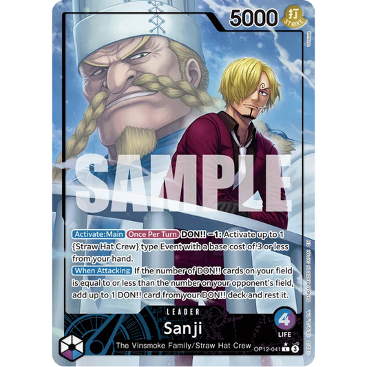 Sanji (041) (Alternate Art) (OP12-041) - Legacy of the Master Foil