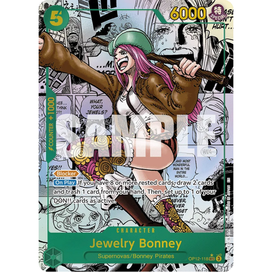 Jewelry Bonney (118) (Manga) (OP12-118) - Legacy of the Master Foil
