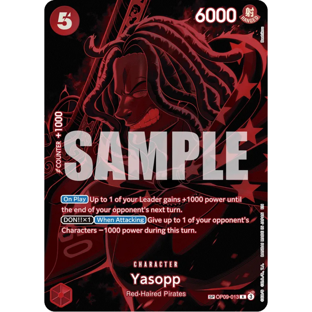 Yasopp (SP) (OP09-013) - Legacy of the Master Foil
