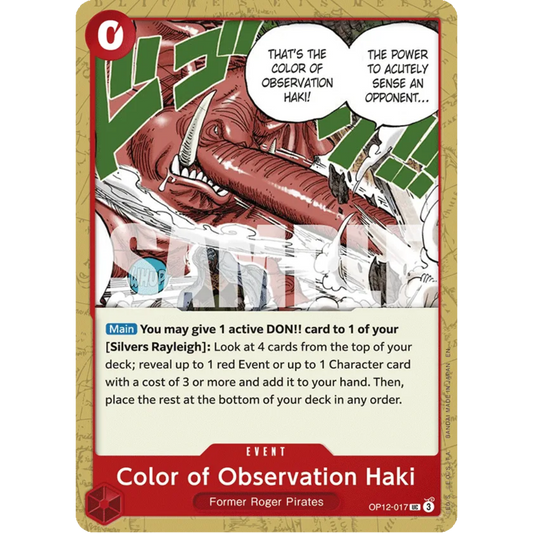 Color of Observation Haki (OP12-017) - Legacy of the Master