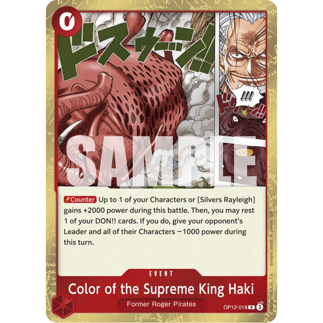 Color of the Supreme King Haki (OP12-018) - Legacy of the Master Foil