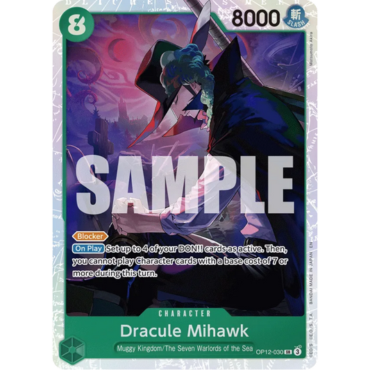Dracule Mihawk (OP12-030) - Legacy of the Master Foil