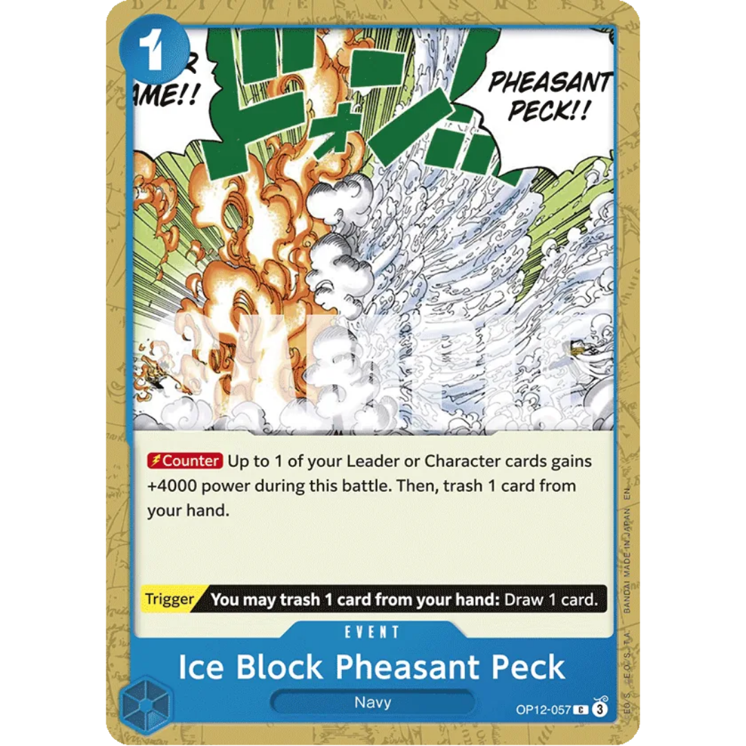 Ice Block Pheasant Peck (OP12-057) - Legacy of the Master