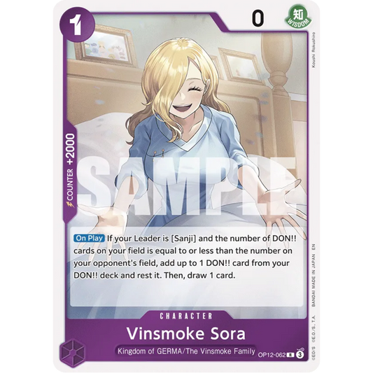 Vinsmoke Sora (OP12-062) - Legacy of the Master Foil