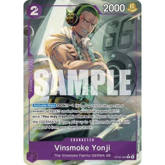 Vinsmoke Yonji (OP06-066) (Full Art) (OP06-066) - Premium Booster -The Best- Foil