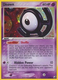 Unown (U)  - Holofoil Unseen Forces - Holo Rare