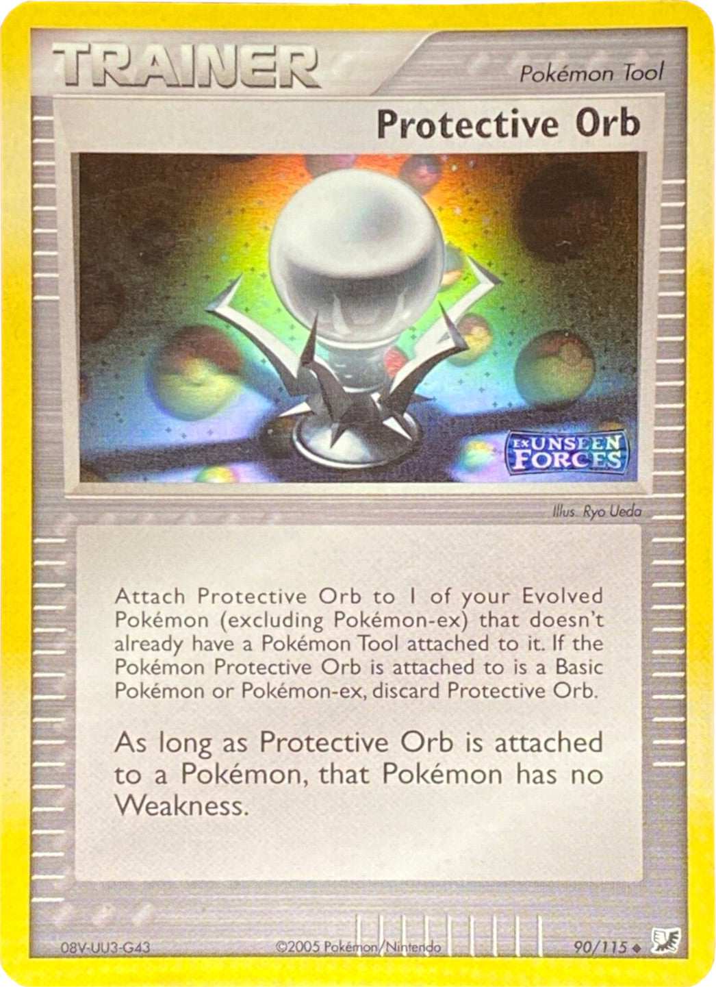 Protective Orb  - Reverse Holofoil Unseen Forces - Uncommon