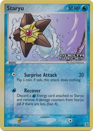 Staryu 085/113  - Reverse Holofoil Delta Species - Common