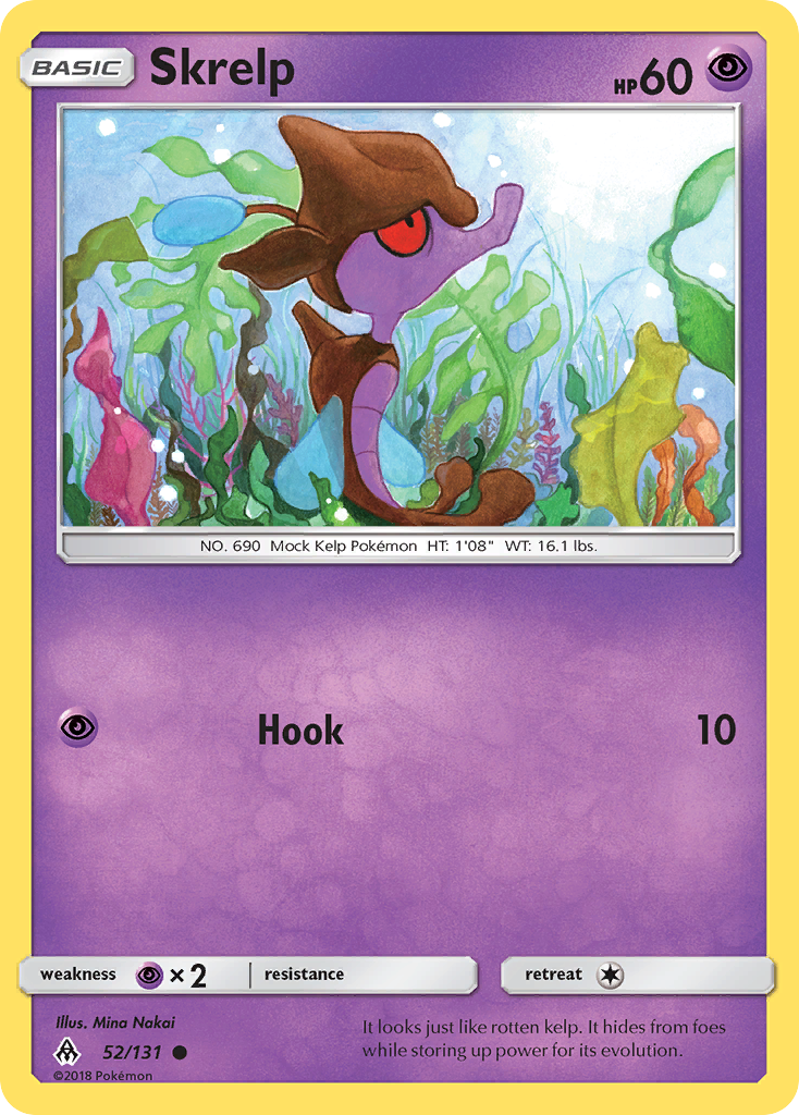 Skrelp 052  SM  Forbidden Light - Common