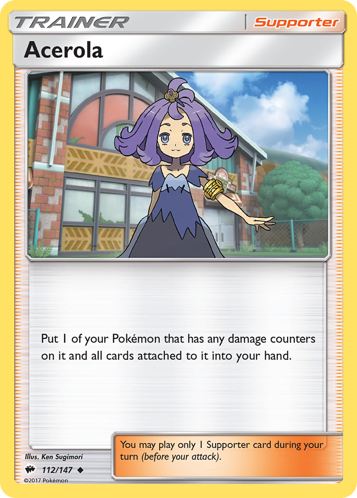 Acerola 112  SM  Burning Shadows - Uncommon
