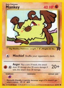Mankey 061  - Unlimited Team Rocket - Common