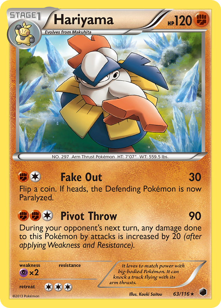 Hariyama  Plasma Freeze - Rare