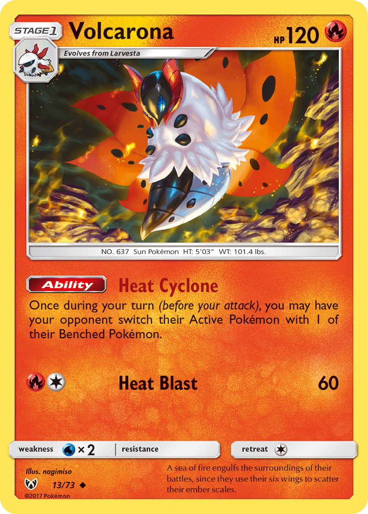 Volcarona 013  Shining Legends - Uncommon