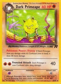 Dark Primeape 043  - Unlimited Team Rocket - Uncommon