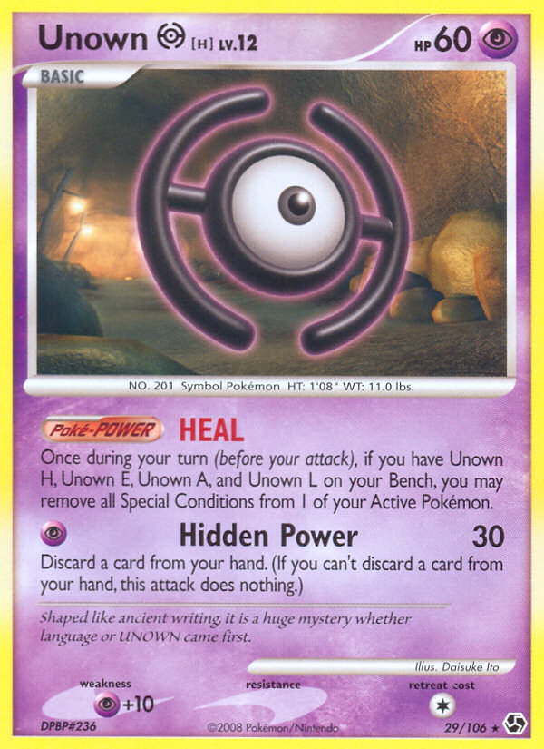 Unown [H]  Great Encounters - Rare