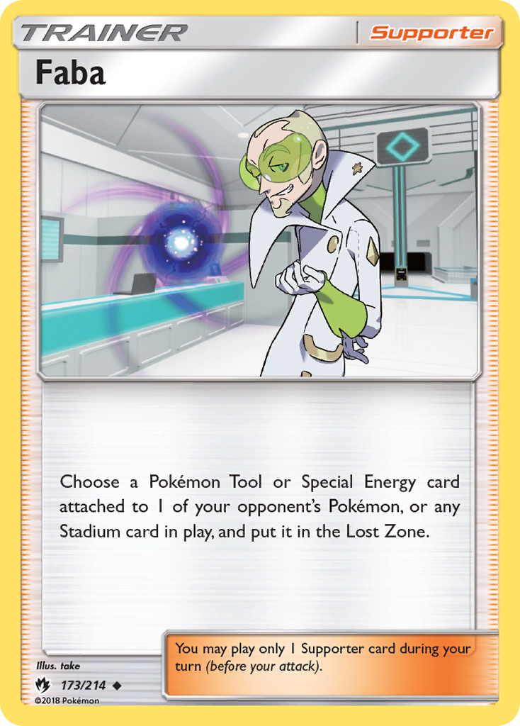 Faba 173  SM  Lost Thunder - Uncommon