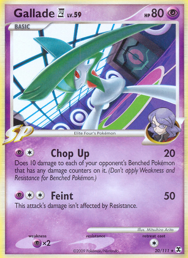 Gallade E4  Rising Rivals - Rare