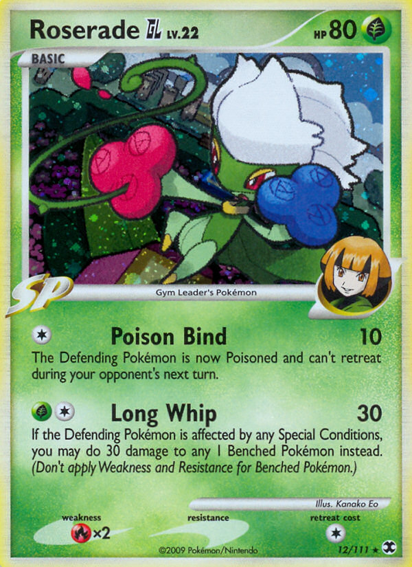 Roserade GL  - Holofoil Rising Rivals - Holo Rare