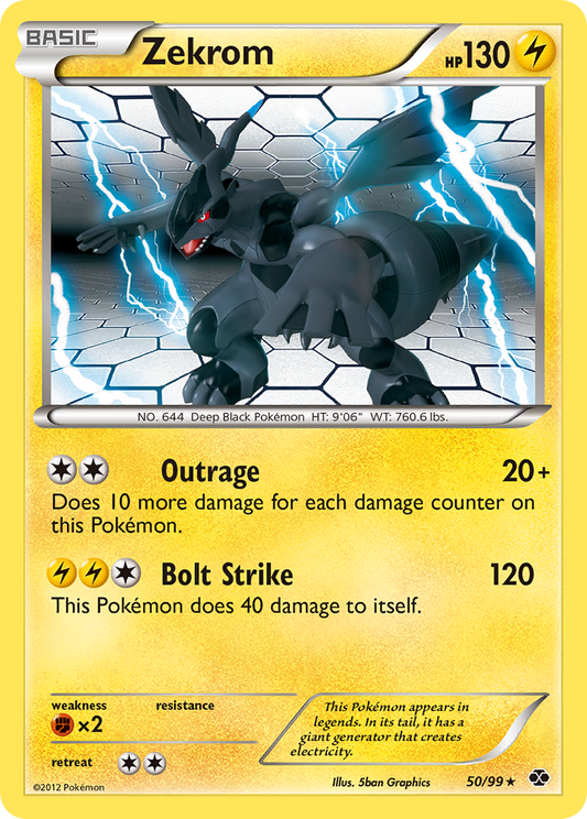 Zekrom 050  Next Destinies - Rare