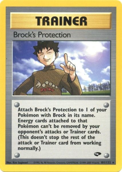Brock's Protection 101  - Unlimited Gym Challenge - Rare
