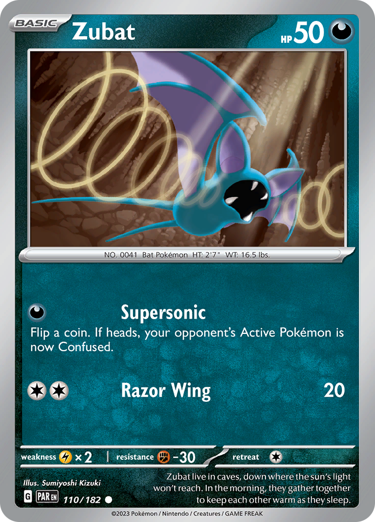 Zubat 110  SV04 Paradox Rift - Common