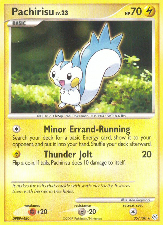 Pachirisu  Diamond and Pearl - Rare