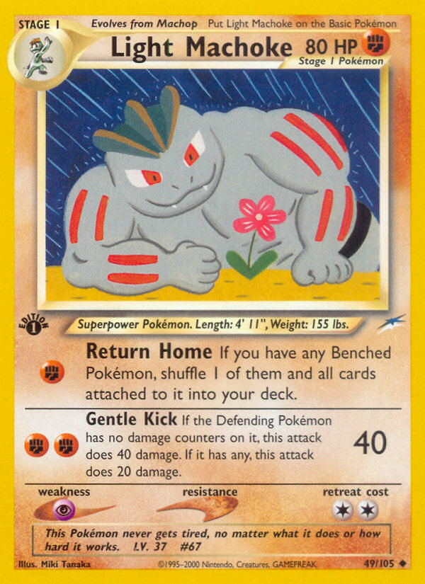 Light Machoke 049  - 1st Edition Neo Destiny - Uncommon