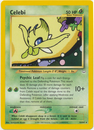 Celebi (16) 016  - Unlimited Neo Revelation - Rare