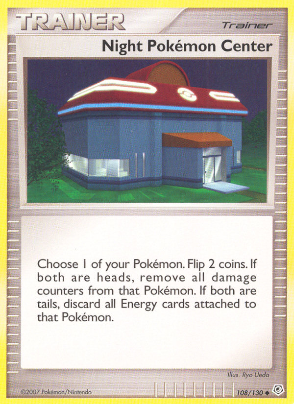 Night Pokemon Center  Diamond and Pearl - Uncommon