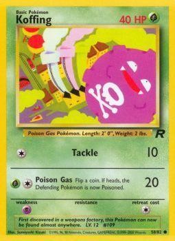 Koffing 058  - Unlimited Team Rocket - Common