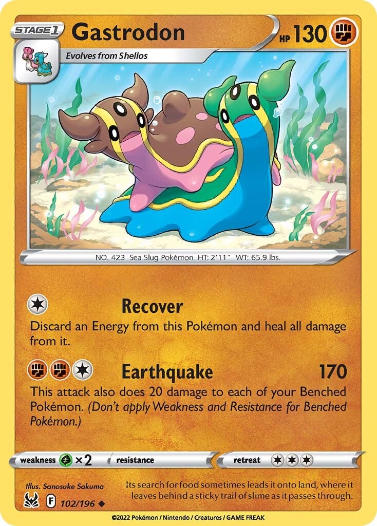 Gastrodon 102  SWSH11 Lost Origin - Uncommon